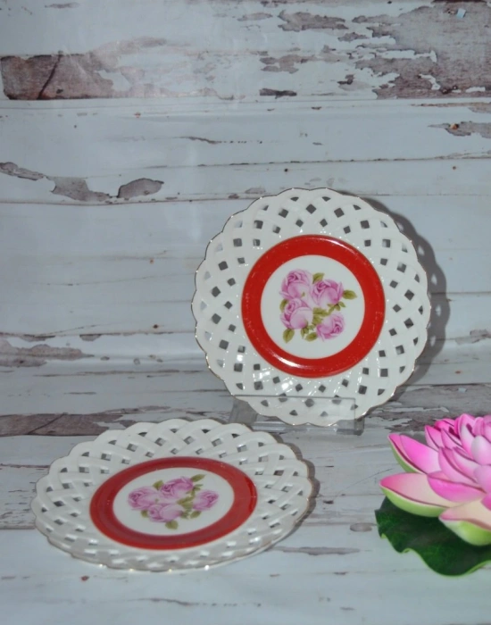 LÜKS DANTELLİ PASTA TABAĞI 6LI