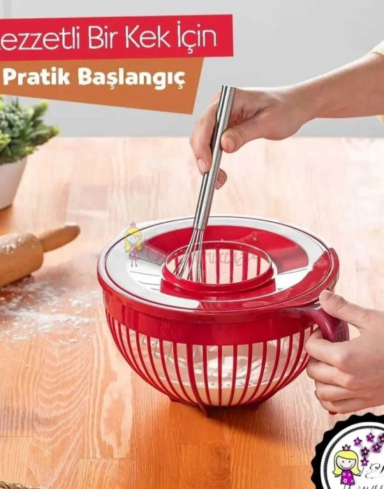 Lüks Kapaklı Mikser Kabı 3 Litre