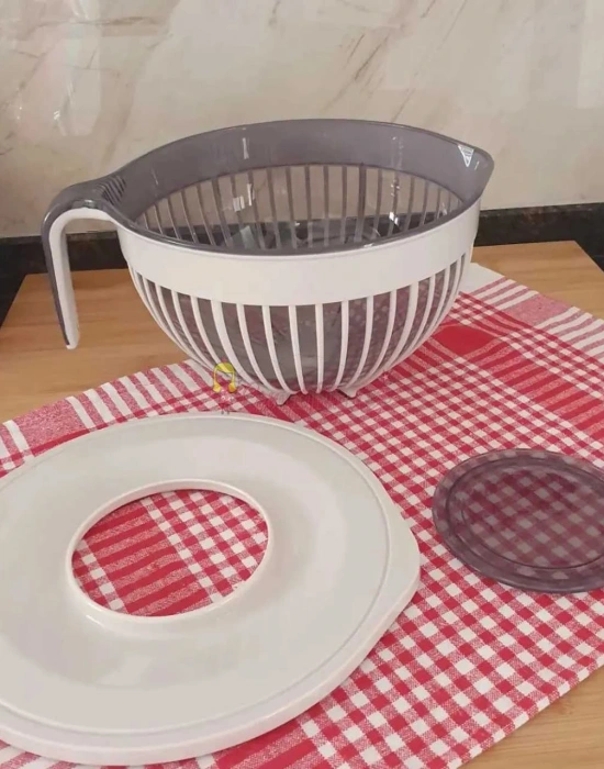 Lüks Kapaklı Mikser Kabı 3 Litre