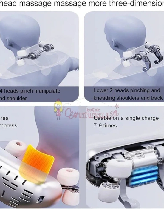 LUKS Şarjlı Masaj Aleti – Ovmalı, Boyun, Sırt Ve Bacak Masaj Cihazı Masaj aleti