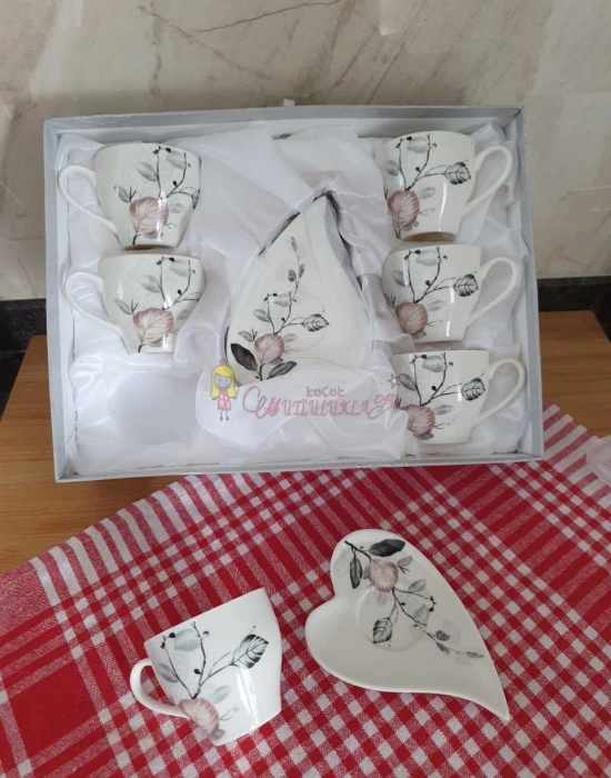 LÜX PORSELEN KAHVE FİNCANI