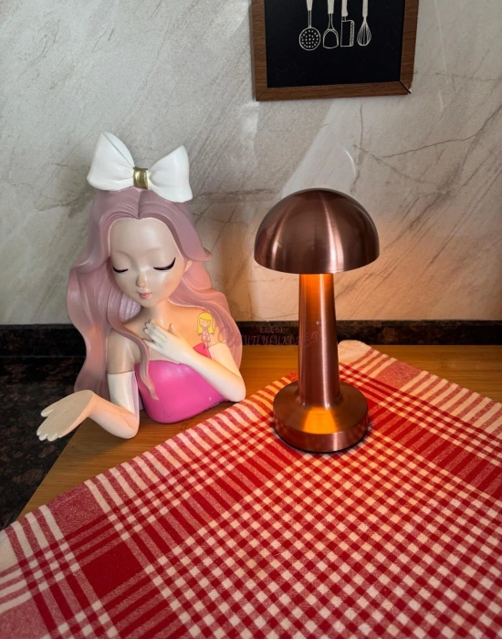 Mantar LED Lamba 3 Renkli Dekoratif Gece Lambası