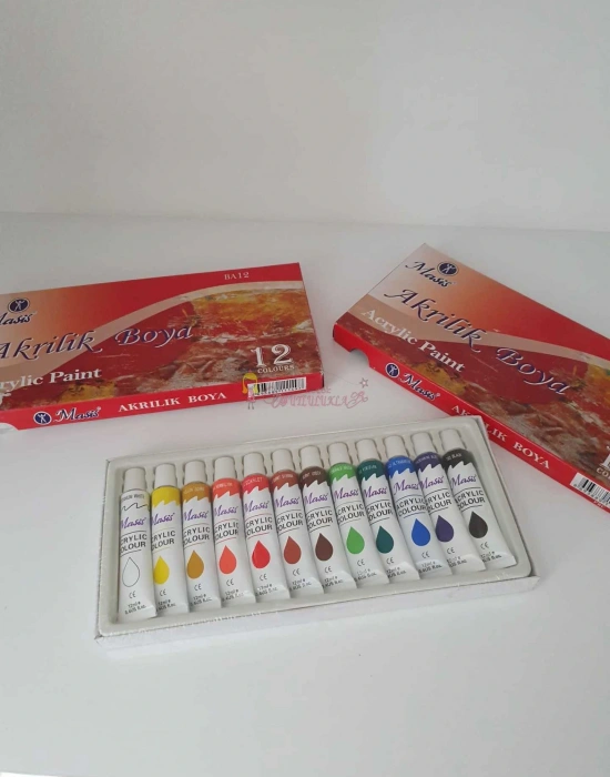 Masis Akrilik Boya 12Li