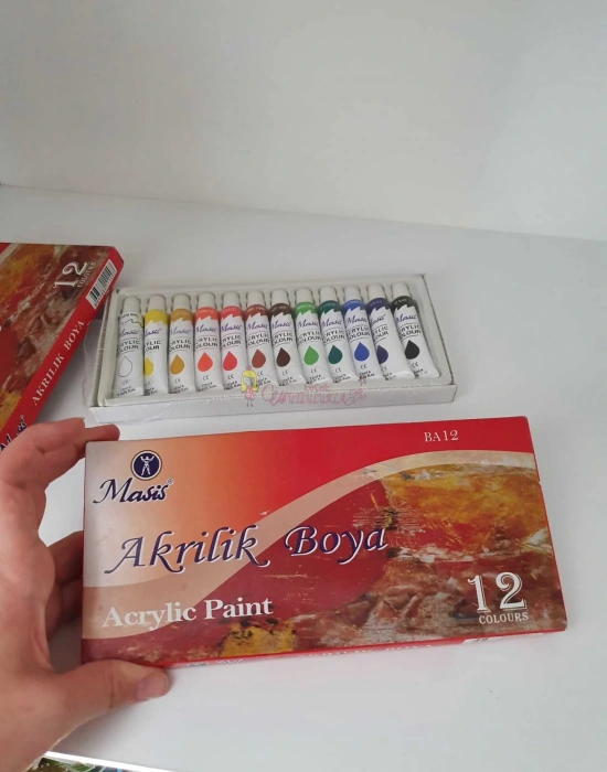 Masis Akrilik Boya 12Li