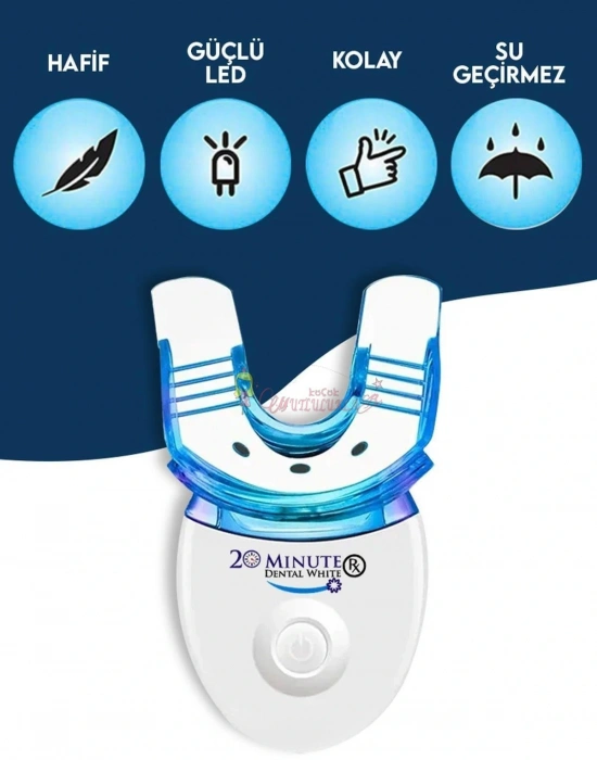 Mavi Işık Teknolojisi Ile Diş Beyazlatma Kiti & Beyazlatıcı Diş Kalemi Seti