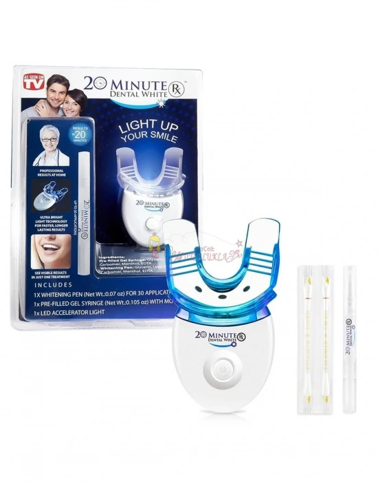 Mavi Işık Teknolojisi Ile Diş Beyazlatma Kiti & Beyazlatıcı Diş Kalemi Seti