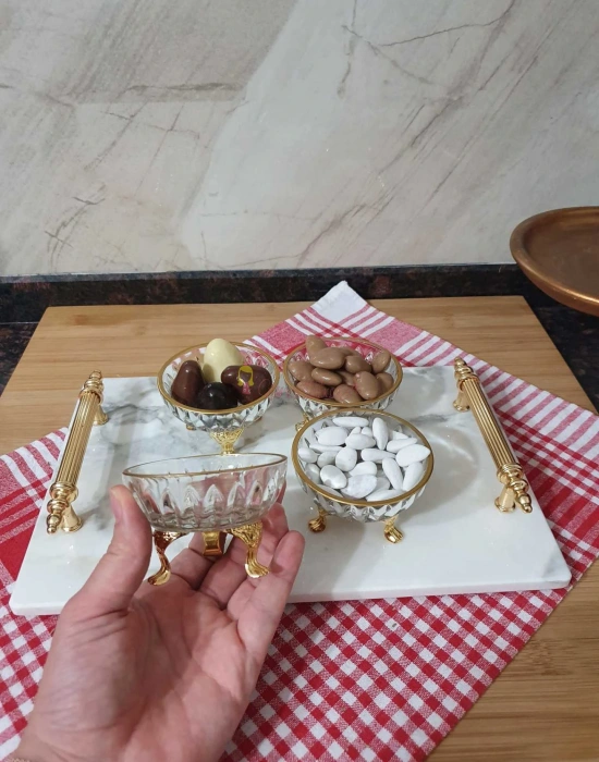 Metal Ayaklı Gold sunumluklar