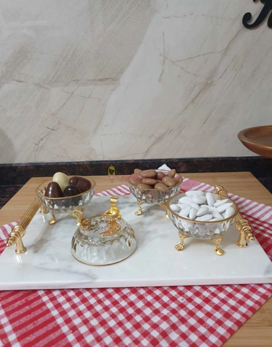 Metal Ayaklı Gold sunumluklar