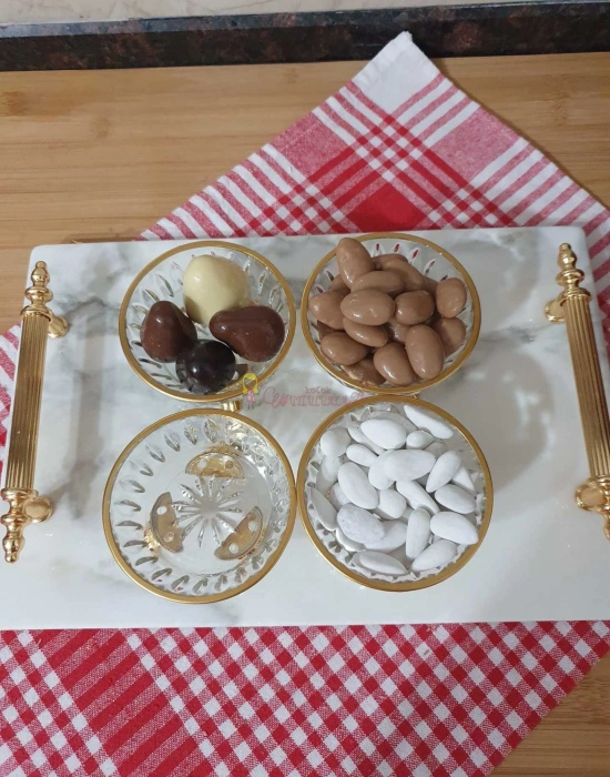 Metal Ayaklı Gold sunumluklar