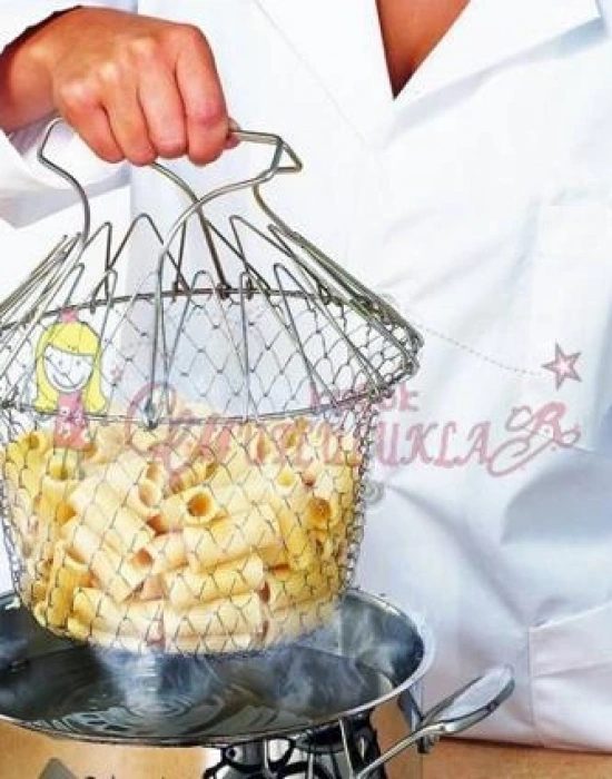 Metal Haslama ve Kizartma Sepeti