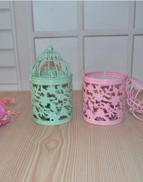 METAL KUŞ DETAYLI MUMLUK