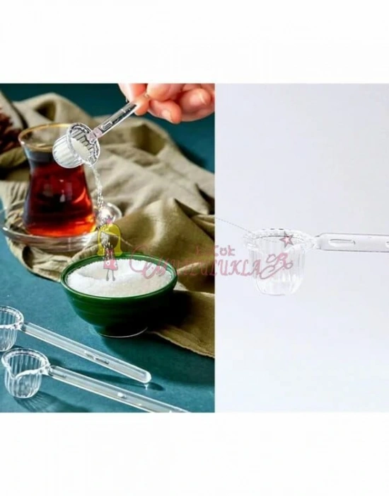 Mika Origami Şekilli Şeker Ve Kahve Kaşığı Baharat Şeker Kahve Kaşığı