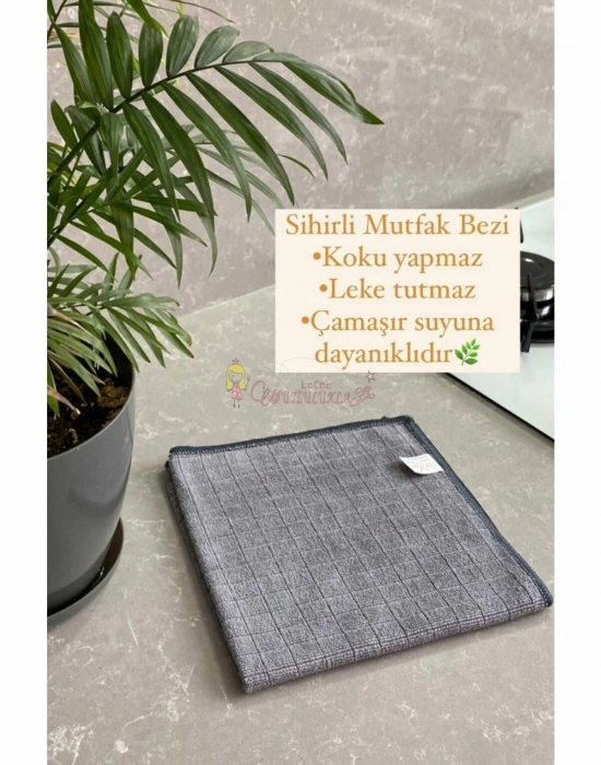 Mikrofiber Mutfak Bezi Kareli