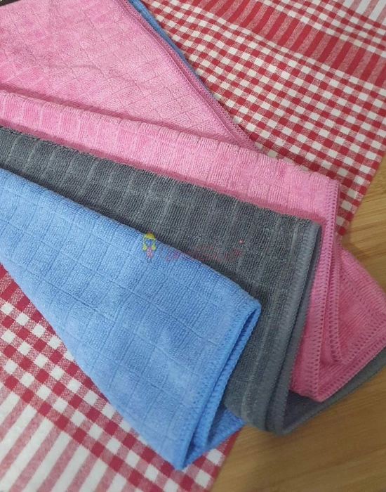Mikrofiber Mutfak Bezi Kareli