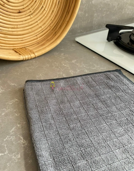 Mikrofiber Mutfak Bezi Kareli