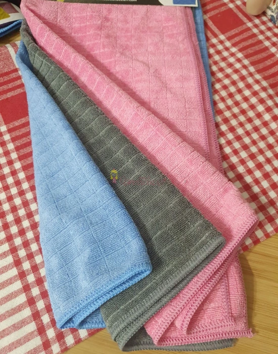 Mikrofiber Mutfak Bezi Kareli