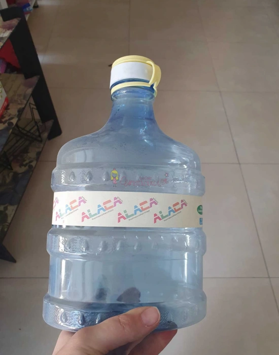 Mini Plastik Damacana Şeklinde Su Şişesi