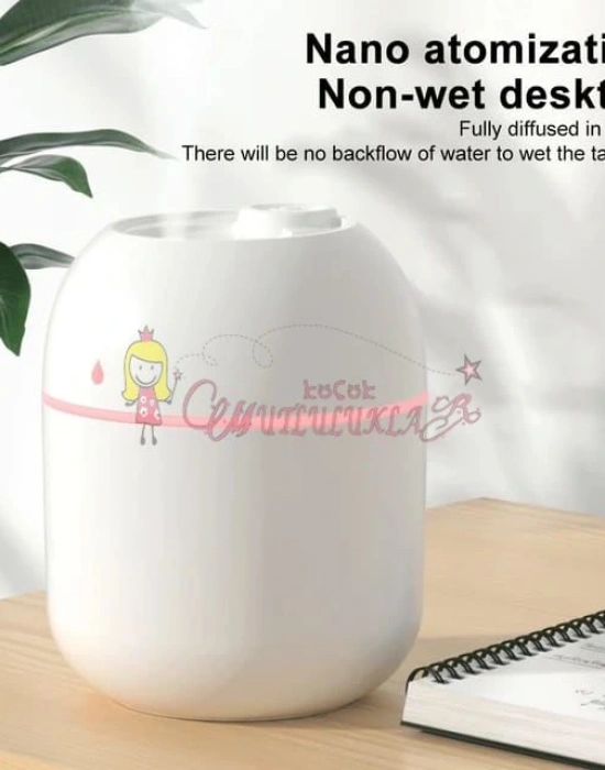 MINI Taşınabilir 220 ML Hava Nemlendirici aromalı uçucu yağ Difüzör LED Gece Lambası ile Ev Araba