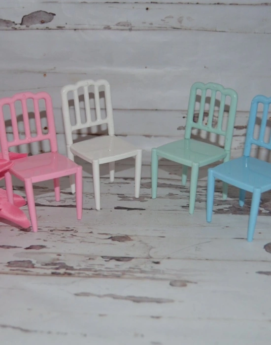 MİNYATÜR 4LÜ PLASTİK SANDALYE