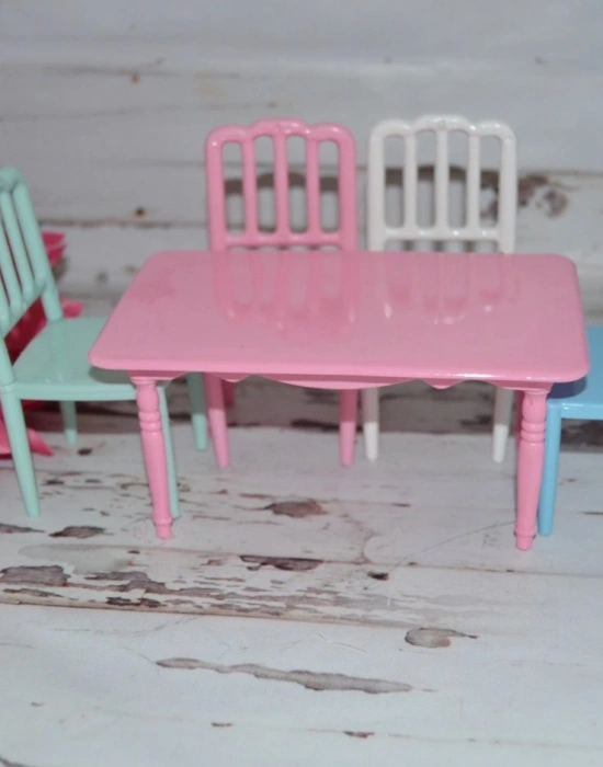 MİNYATÜR 4LÜ PLASTİK SANDALYE