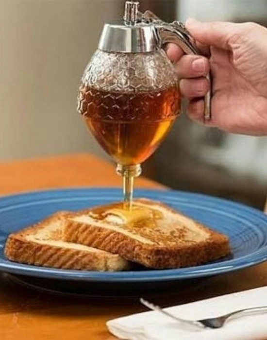 MODA TASARIM ŞEFFAF BAL KAVANOZU