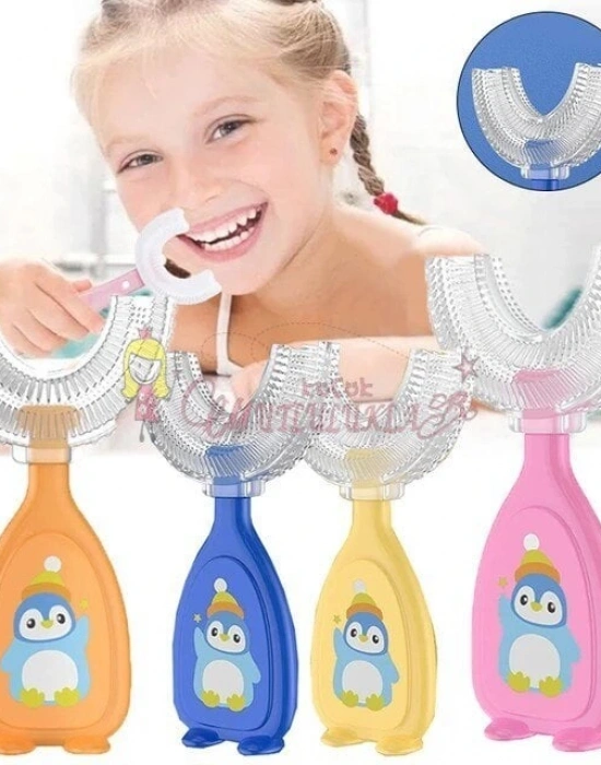 Modelli U Şekli Bebek Diş Fırçası 2- 12 Yaş