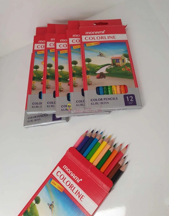 Monamı Kuru Boya Uzun 12Li