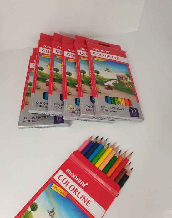 Monamı Kuru Boya Uzun 12Li