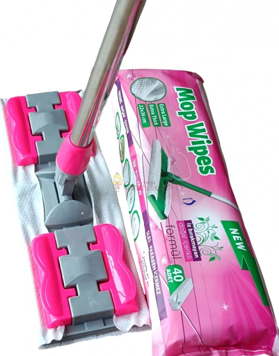 Mop Wipes Yüzey Temizlik Paketi 40 Yaprak