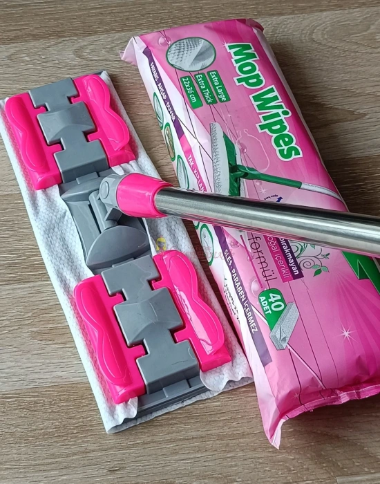 Mop Wipes Yüzey Temizlik Paketi 40 Yaprak