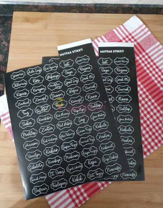 Mutfak Etiketi (60 ADET)
