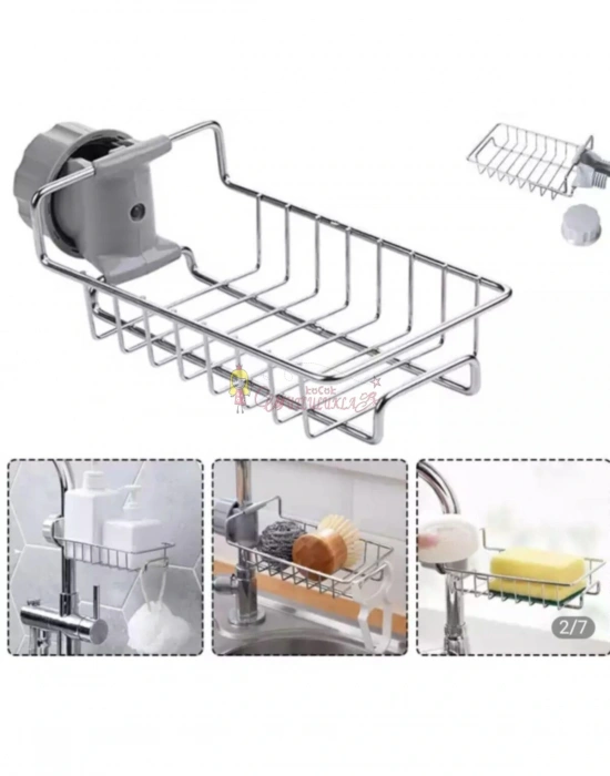 Mutfak Ve Banyo Organizer Demir Raf Tek Kat