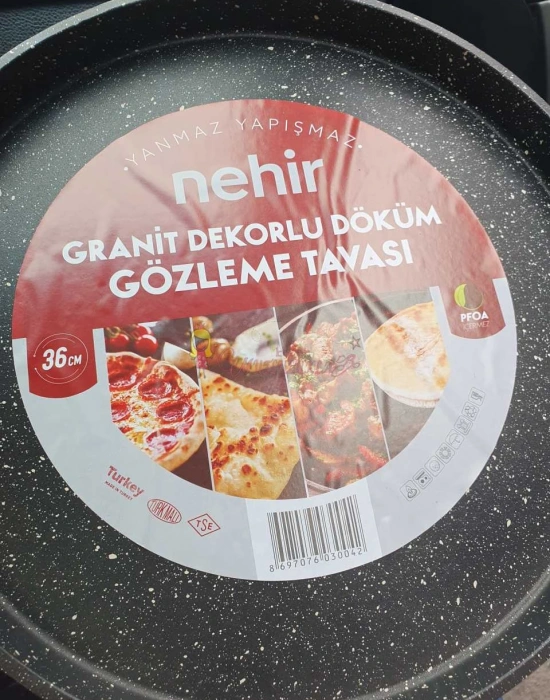 Nehir Granit Döküm Gözleme Tavası 