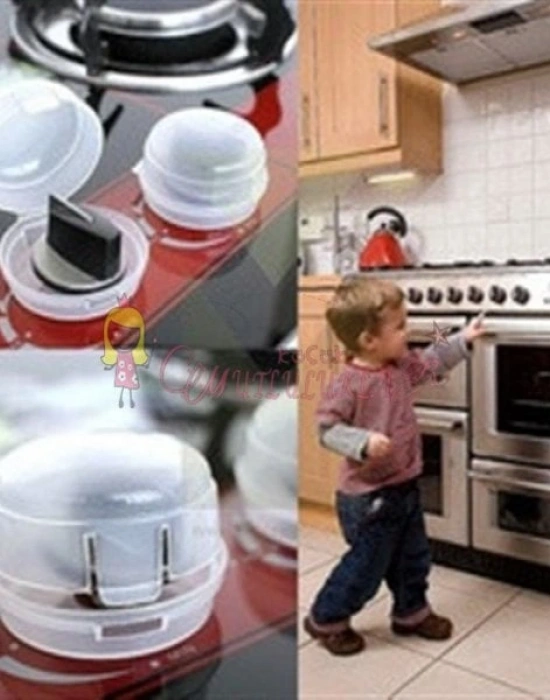 OCAK GAZ DÜĞMESİ KORUMA KAPAĞI 2li