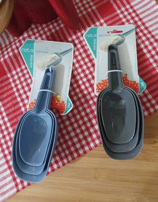 Ölçü Kaşığı Seti Erzak Bakliyat Baharat Küreğİ