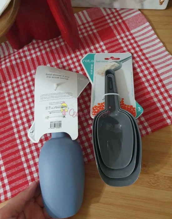 Ölçü Kaşığı Seti Erzak Bakliyat Baharat Küreğİ