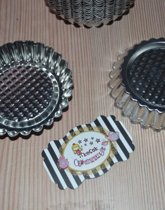 OLUKLU PORSİYONLUK YUVARLAK TART KALIBI