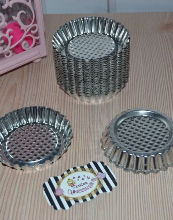 OLUKLU PORSİYONLUK YUVARLAK TART KALIBI