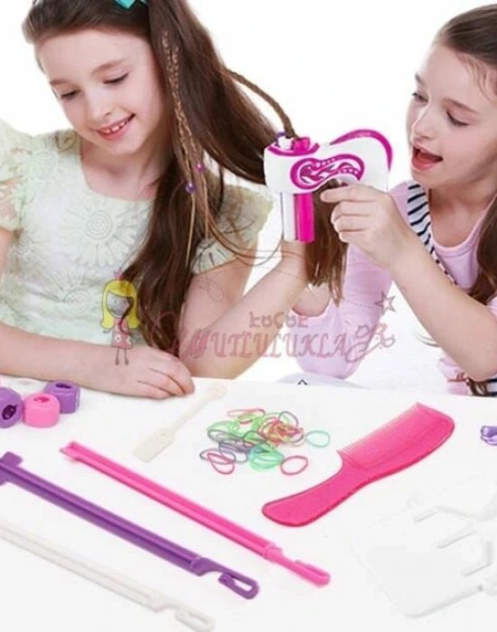 Otomatik Saç Örme Aleti - Çok Renkli