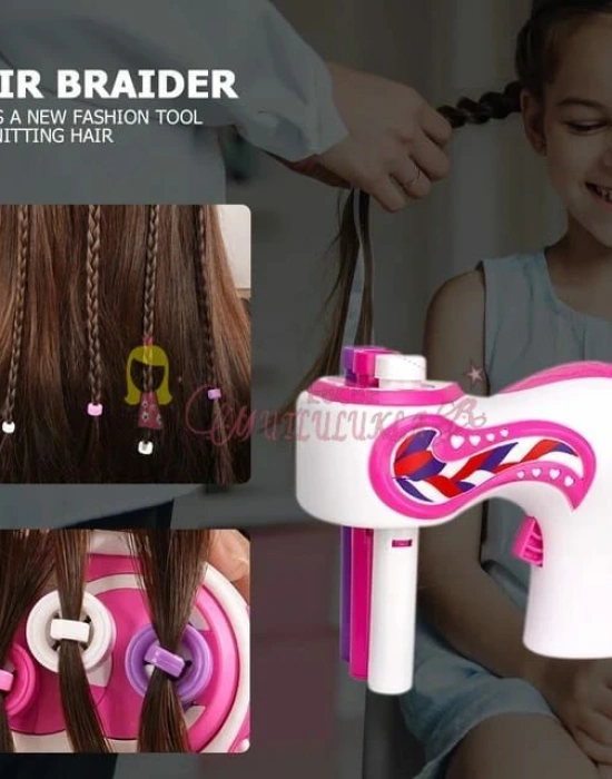 Otomatik Saç Örme Aleti - Çok Renkli