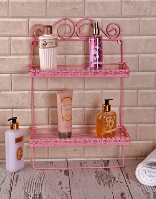 PALMİYE DESEN 2 KATLI RAF