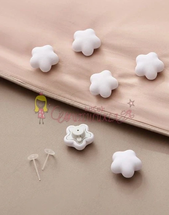 Papatya Şeklinde Yorgan  Ve Çarşaf  Sabitleyici