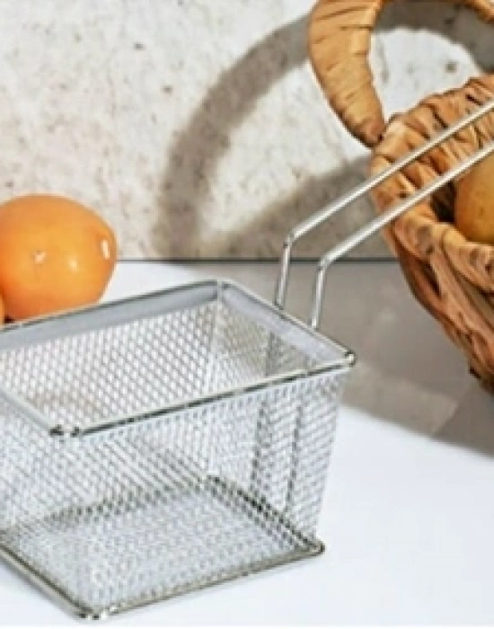 PASLANMAZ ÇELİK SUNUM SEPETİ