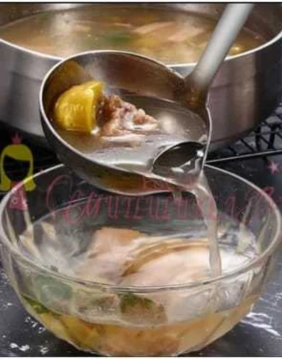 Paslanmaz Yağ Ayırıcı Çorba Kepçesi Sıvı Ve Katı Yemek Ayırıcı Hazneli Uzun Saplı Kepçe