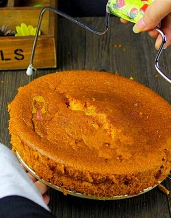 Pasta Kek Dilimleme Bölme Teli Kesme Aleti Aparatı