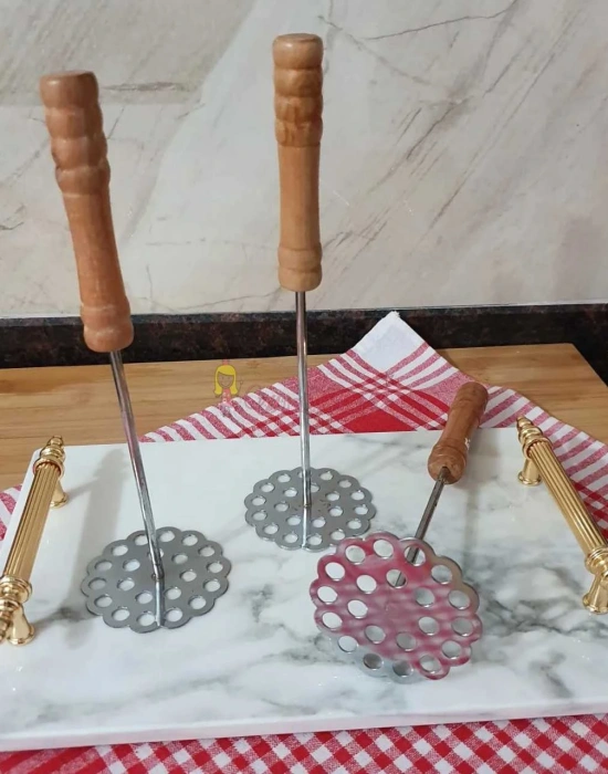 Patates Ezici Ahşap Saplı