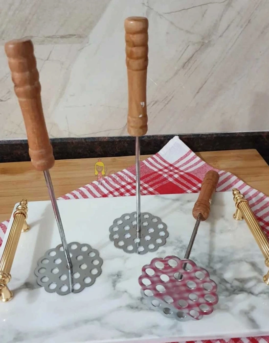 Patates Ezici Ahşap Saplı