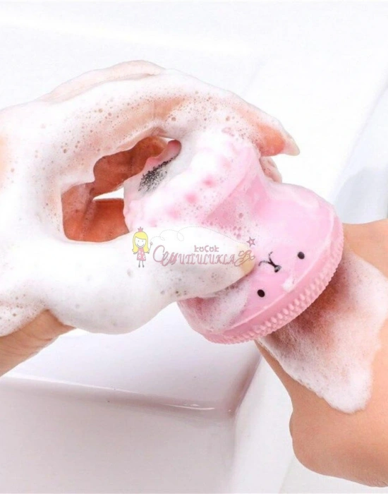 Peeling Etkili Mini El Yüz Cilt Temizleme Fırçası Silikon Temizlenmesi Kolay Siyah Nokta Giderici