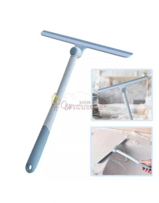 Pencere Temizleme Fırçası Silikon Işlevli Kazıyıcı Cam Sileceği Zemin Temizleme