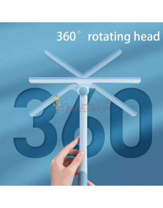 Pencere Temizleme Fırçası Silikon Işlevli Kazıyıcı Cam Sileceği Zemin Temizleme